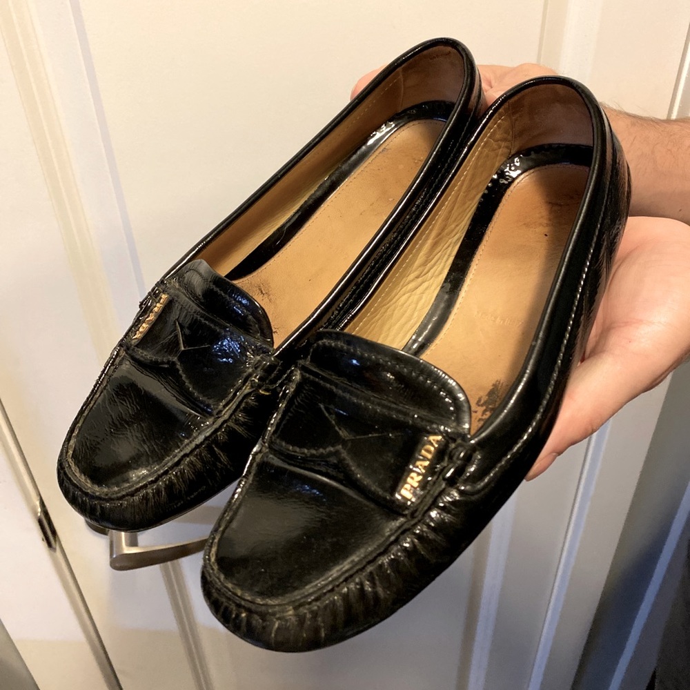 Prada Patent Leather Flats